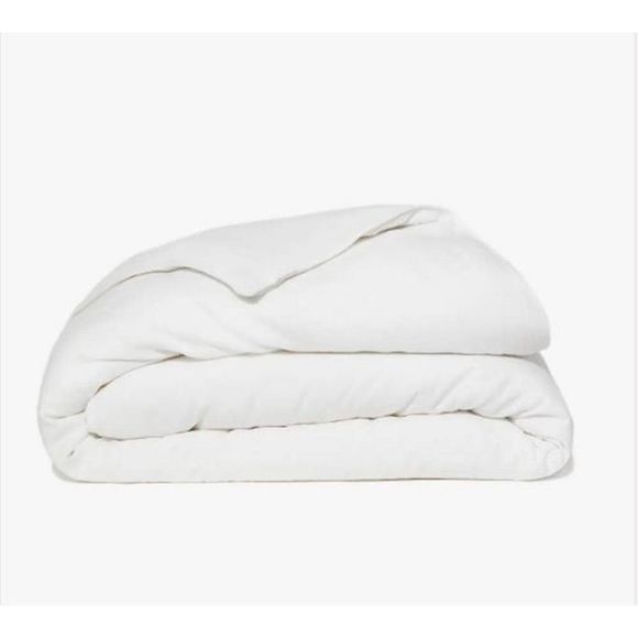 Buffy Linen Hemp Duvet Cover King/Cal King: 90" x 105" White NWT $269 MSRP - Picture 1 of 3